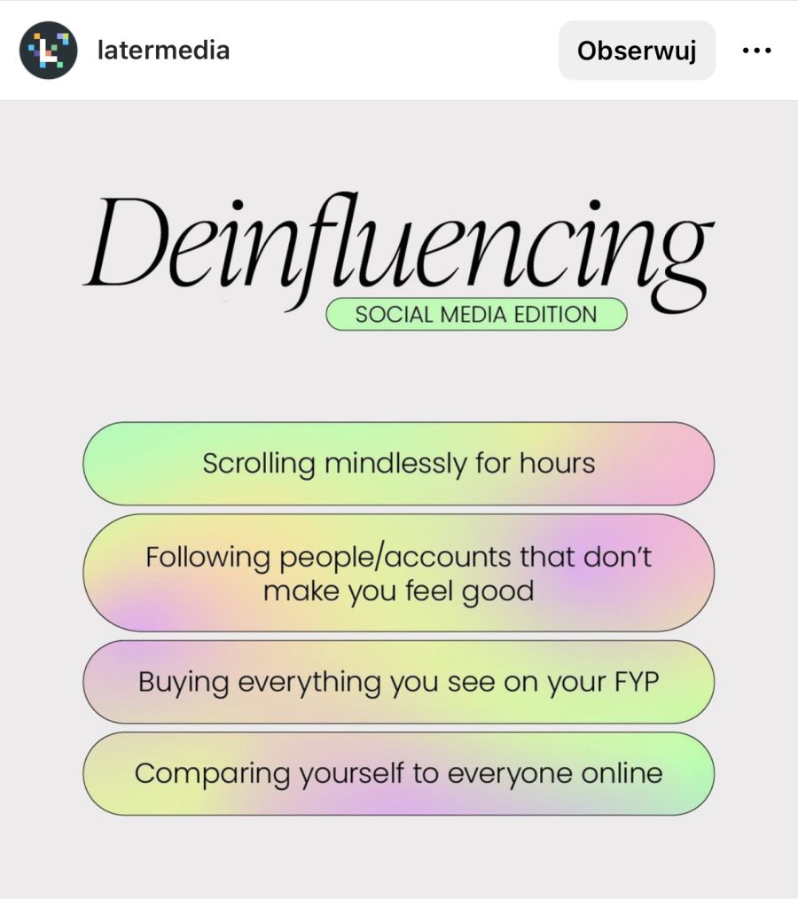 Deinfluencing Principles Proposed by the Platform Later, Followed by Over Half a Million People on Instagram